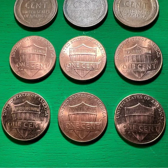 ⚫️ Vintage - All 3 Mints - 1943 Steel Pennies - War Time Wheaties - Collectible - Picture 15 of 16